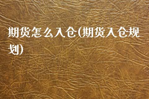 期货怎么入仓(期货入仓规划)_https://www.zghnxxa.com_期货直播室_第1张