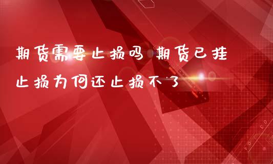 期货需要止损吗 期货已挂止损为何还止损不了_https://www.zghnxxa.com_内盘期货_第1张