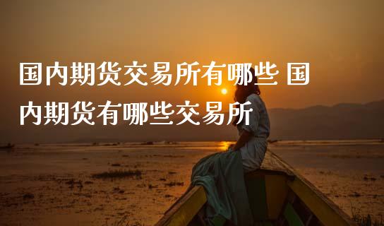 国内期货交易所有哪些 国内期货有哪些交易所_https://www.zghnxxa.com_黄金期货_第1张