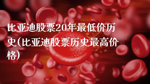 比亚迪股票20年最低价历史(比亚迪股票历史最高价格)_https://www.zghnxxa.com_内盘期货_第1张