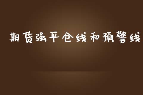 期货强平仓线和预警线_https://www.zghnxxa.com_期货直播室_第1张