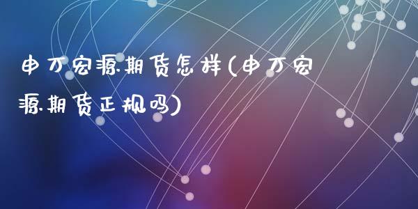 申万宏源期货怎样(申万宏源期货正规吗)_https://www.zghnxxa.com_国际期货_第1张