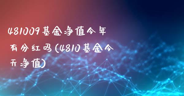 481009基金净值今年有分红吗(4810基金今天净值)_https://www.zghnxxa.com_内盘期货_第1张