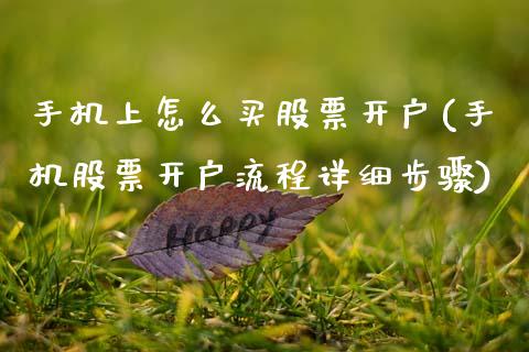 手机上怎么买股票开户(手机股票开户流程详细步骤)_https://www.zghnxxa.com_黄金期货_第1张