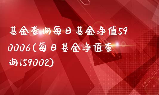 基金查询每日基金净值590006(每日基金净值查询l59002)_https://www.zghnxxa.com_内盘期货_第1张