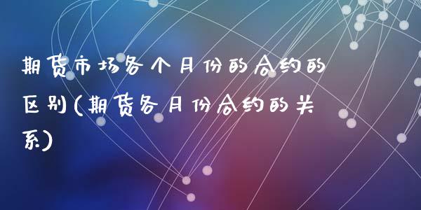 期货市场各个月份的合约的区别(期货各月份合约的关系)_https://www.zghnxxa.com_期货直播室_第1张