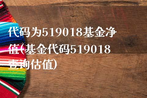 代码为519018基金净值(基金代码519018查询估值)_https://www.zghnxxa.com_内盘期货_第1张