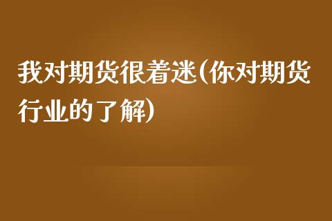 我对期货很着迷(你对期货行业的了解)_https://www.zghnxxa.com_国际期货_第1张