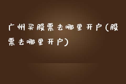 广州买股票去哪里开户(股票去哪里开户)_https://www.zghnxxa.com_期货直播室_第1张