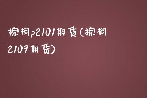 棕榈p2101期货(棕榈2109期货)_https://www.zghnxxa.com_内盘期货_第1张