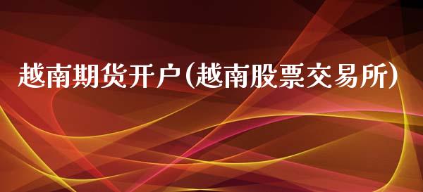 越南期货开户(越南股票交易所)_https://www.zghnxxa.com_国际期货_第1张