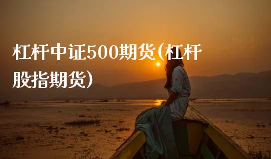 杠杆中证500期货(杠杆股指期货)_https://www.zghnxxa.com_内盘期货_第1张