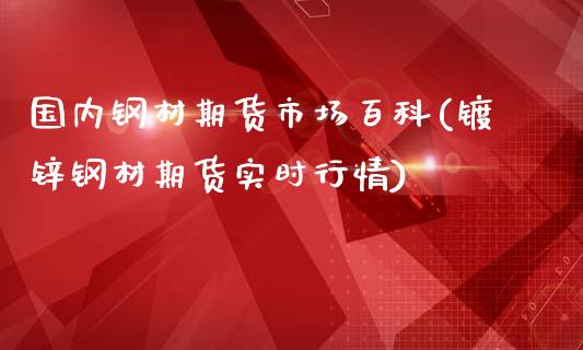 国内钢材期货市场百科(镀锌钢材期货实时行情)_https://www.zghnxxa.com_内盘期货_第1张