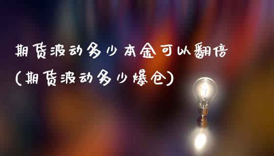 期货波动多少本金可以翻倍(期货波动多少爆仓)_https://www.zghnxxa.com_内盘期货_第1张