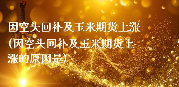 因空头回补及玉米期货上涨(因空头回补及玉米期货上涨的原因是)_https://www.zghnxxa.com_国际期货_第1张