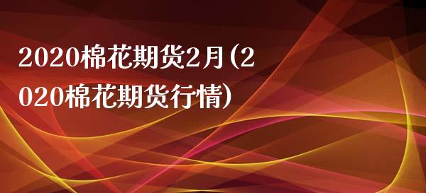 2020棉花期货2月(2020棉花期货行情)_https://www.zghnxxa.com_国际期货_第1张