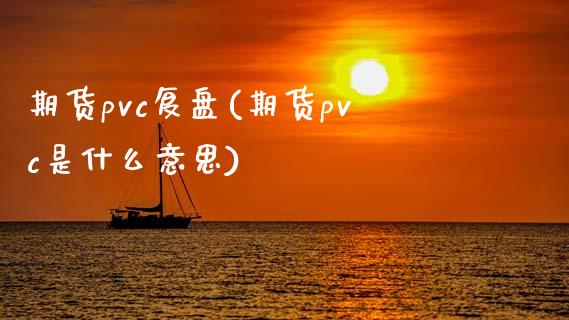 期货pvc复盘(期货pvc是什么意思)_https://www.zghnxxa.com_国际期货_第1张