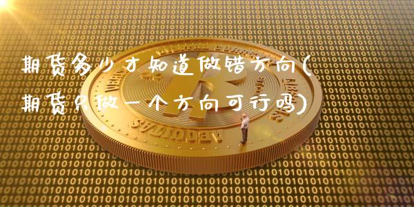 期货多少才知道做错方向(期货只做一个方向可行吗)_https://www.zghnxxa.com_黄金期货_第1张