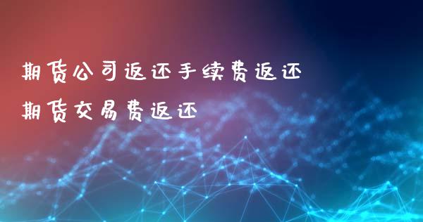 期货公司返还手续费返还 期货交易费返还_https://www.zghnxxa.com_期货直播室_第1张