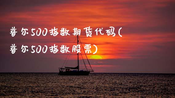 普尔500指数期货代码(普尔500指数股票)_https://www.zghnxxa.com_国际期货_第1张