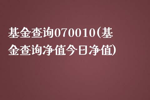 基金查询070010(基金查询净值今日净值)_https://www.zghnxxa.com_黄金期货_第1张