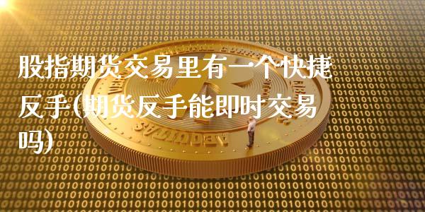 股指期货交易里有一个快捷反手(期货反手能即时交易吗)_https://www.zghnxxa.com_国际期货_第1张