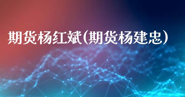 期货杨红斌(期货杨建忠)_https://www.zghnxxa.com_内盘期货_第1张