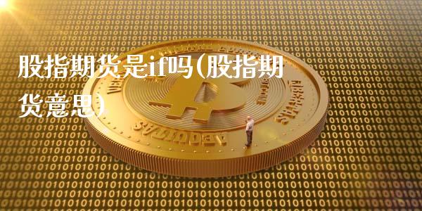 股指期货是if吗(股指期货意思)_https://www.zghnxxa.com_期货直播室_第1张