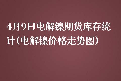 4月9日电解镍期货库存统计(电解镍价格走势图)_https://www.zghnxxa.com_国际期货_第1张