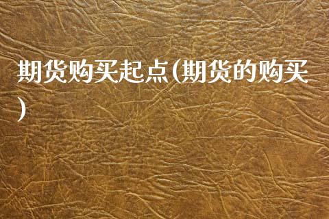 期货购买起点(期货的购买)_https://www.zghnxxa.com_期货直播室_第1张