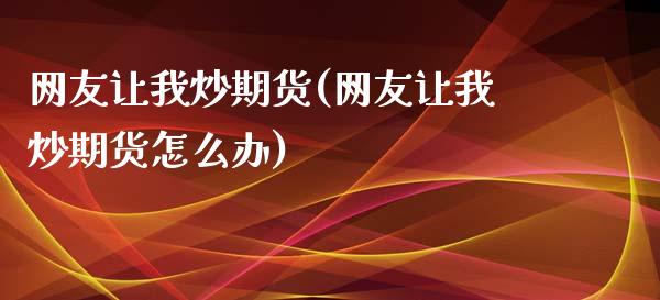 网友让我炒期货(网友让我炒期货怎么办)_https://www.zghnxxa.com_国际期货_第1张