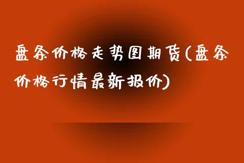 盘条价格走势图期货(盘条价格行情最新报价)_https://www.zghnxxa.com_黄金期货_第1张