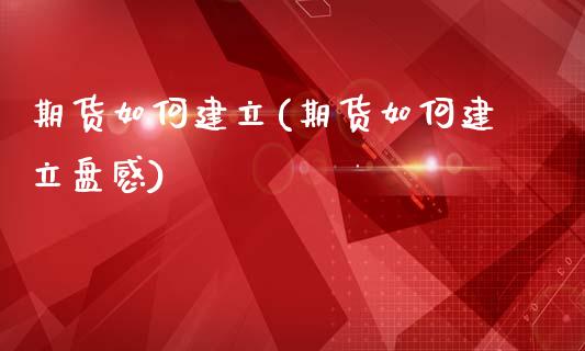 期货如何建立(期货如何建立盘感)_https://www.zghnxxa.com_期货直播室_第1张