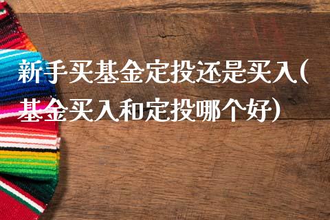 新手买基金定投还是买入(基金买入和定投哪个好)_https://www.zghnxxa.com_国际期货_第1张