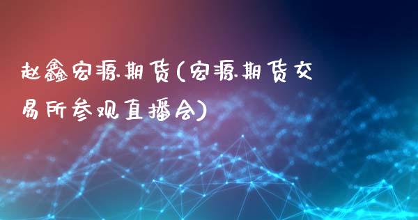 赵鑫宏源期货(宏源期货交易所参观直播会)_https://www.zghnxxa.com_期货直播室_第1张