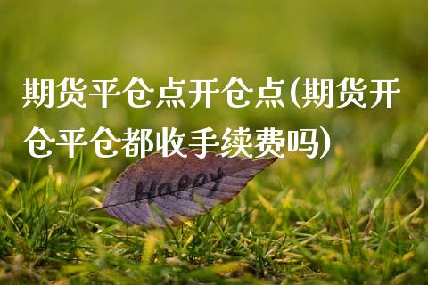 期货平仓点开仓点(期货开仓平仓都收手续费吗)_https://www.zghnxxa.com_国际期货_第1张